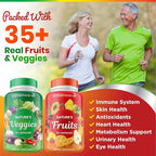 Superfood MD Fruits & Veggies Supplement - Whole Food Natural Superfoods - with Beta Carotene - Soy Free- 90 Count (Pack of 2)