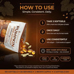 Pumpkin Seed Oil 3000mg with Saw Palmetto, Beta-Sitosterol, Zinc & BioPerine® – 180 Vegan Softgels | Prostate & Hair Growth Support | DHT Blocker | Urinary & Bladder Health | Cold-Pressed