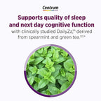 Centrum Restful Sleep Menopause Support Tablets, Supplement with Clinically Studied DailyZz and geniVida, 28 Count (Pack of 2)