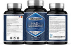 Liposomal NAD+ Supplement with Resveratrol, TMG & Vitamin B3 | 4-in-1 Healthy Aging & Cellular Energy Support | High Absorption NAD Plus for Men & Women Over 40 | 120 Capsules