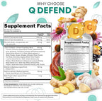 Clean Nutraceuticals Quercetin Zinc Vitamin C Vitamin D Bromelain Elderberry - Lung Immune Support Supplement Adults with Artemisinin, Sea Moss, Echinacea, Allergy Relief (60 Count (Pack of 5))