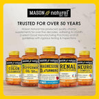 Mason Natural Vitamin B12 50 mcg with Calcium, 100,Day Supply, Dietary Supplement to Support Natural Energy Levels, 100 Tablets (Pack of 1)