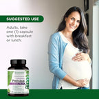 Emerald Labs Prenatal 1-Daily Multi - Prenatal Multivitamin with Methylated Folate, Iron, Whole-Food Blend & More - Soy-Free, Gluten-Free - 30 Vegetable Capsules