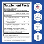 Nutrition Essentials Probiotics for Women and Men with Natural Lactase Enzyme & Prebiotic Fiber for Digestive Health - 80percent + Stronger Supplement for Gut Health Support - 6 Count of 60 Tablets