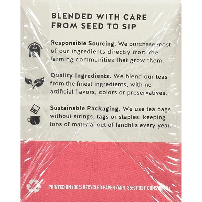 Celestial Seasonings Sleepytime Wellness Tea Plus Probiotics, Caffeine Free, 18 Tea Bags Box (Pack of 2)