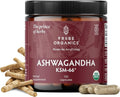 TRIBE ORGANICS Ashwagandha KSM 66 Pure Organic Root Powder Extract Ayurvedic Supplement - Focus, Mood Support, Increase Energy, Strength, 600mg of Natural KSM66 for Superior Absorption - 120 Capsules