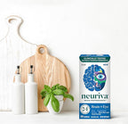 NEURIVA Brain + Eye Supplement for Memory, Focus & Concentration with Lutein & Vitamins A C E and Zinc for Eye Health & Zeaxanthin to Filter Blue Light, 30ct Capsules, (Pack of 2)