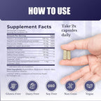 Vision Nutri Complex - Eye Vitamins with Lutein, Bilberry - Eye and Vision Health for Men & Women - 60 Capsules