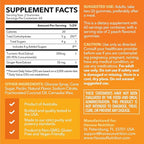 Turmeric Gummies with Ginger Root Extract - Digestive Health and Immune Support Supplement for Overall Wellness - 120 Count - Vegan, Non-GMO Curcumin Vitamin - Peach Flavor, 2 Month Supply