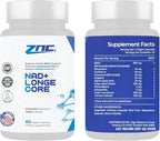 ZNC®10-in-1 NAD+ Supplement with Liposomal NAD, Urolithin A & Resveratrol for Energy & Cellular Repair - 60 Vegan Capsules