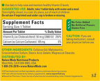 Vitamin D3, 220 Tablets, Vitamin D 2000 IU (50 mcg) Helps Support Immune Health, Strong Bones and Teeth, & Muscle Function, 250% of Daily Value for Vitamin D in One Daily Tablet