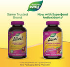 Nature's Way Alive! Women's Daily Gummy Multivitamins,16 Vitamins & Minerals,Energy Metabolism*,Hair Skin & Nails*,Vegetarian,Mixed Berry Flavored,150 Gummies (Packaging May Vary),(Pack of 2)