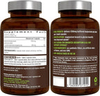 Igennus Highest Strength Chelated Magnesium Glycinate 1300mg, 380mg Elemental, 90 Servings, Pure & Clean Buffered Magnesium Bisglycinate, Vegan, 180 Capsules