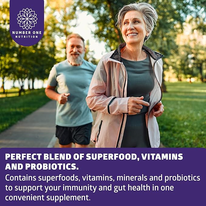 10 in 1 Immune Support Supplement [10 Potent Ingredients] with Elderberry, Vitamin C, Zinc, Echinacea, Turmeric Curcumin, Garlic and Probiotics for Adults, 60 Veg Caps