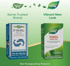 Nature's Way Fisol Fish Oil, Enteric Coated, Supports Cardiovascular and Joint Health*, Mega Potency Omega-3s, 180 Softgels (Packaging May Vary)