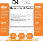 Turmeric Curcumin with BioPerine Black Pepper 1400mg, Support GLP-1 Naturally, Max Absorption Turmeric Supplement for Joint Support with 95% Standardized Curcuminoids C3 Complex, Non GMO, 120 Capsules