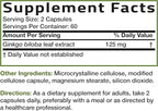 Bronson Ginkgo Biloba Extra Strength Supports Brain Function & Memory Support, 120 Vegetarian Capsules