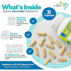 Bariatric Choice Once-Daily Bariatric Multivitamin with 45 mg of Iron | Easy to Swallow Capsule | Vitamin for Bariatric Surgery Patients | 30 Count (1-Month Supply)