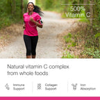 Dr. Schulze's Super-C Plus - Vitamin C Supplement for Immune Support - Skin Health & Antioxidant Support - High-Potency Formula - Plant-Based Superfood - Gluten-Free & Vegan - 60 Count (20 Servings)
