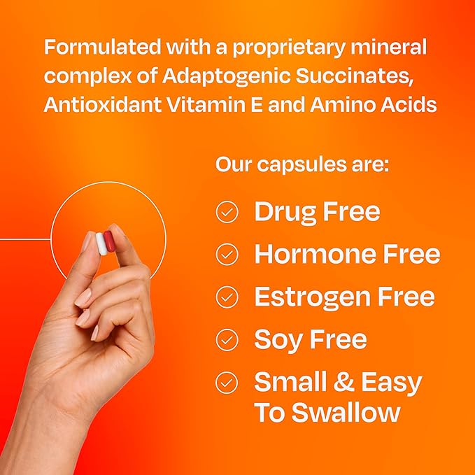 Amberen Menopause Supplement for Women, 120 Capsules, Clinically Proven, Helps Support Hormone Balance, Helps Relieve 12 Menopause Symptoms: Hot Flashes, Night Sweats, Mood Swings and More