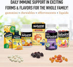 Airborne 1000mg Vitamin C + Zinc Immune Support Supplement Chewable Tablets, Very Berry & Citrus Flavor with Powerful Antioxidants Vitamins A C & E, 116 Chewable Tablets (Very Berry + Citrus)