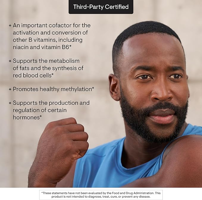 THORNE - Riboflavin 5'-Phosphate - Bioactive, Tissue Ready Form of Vitamin B2 for Methylation Support* - Vitamin B2 Supplement - Third-Party Certified - Gluten, Dairy & Soy-Free - 60 Capsules