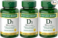 Nature's Bounty Bounty D-1000 IU Dietary Supplement Rapid Release Liquid Softgels 350 ea (Pack of 3)