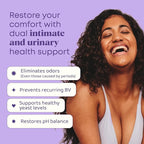 JoySpring pH Balance Vaginal Probiotic Powder for Women | Lactobacillus Acidophilus + D-Mannose with Cranberry Supplement | Supports Vaginal Flora, Freshness & Urinary Tract Health (Pack of 2)