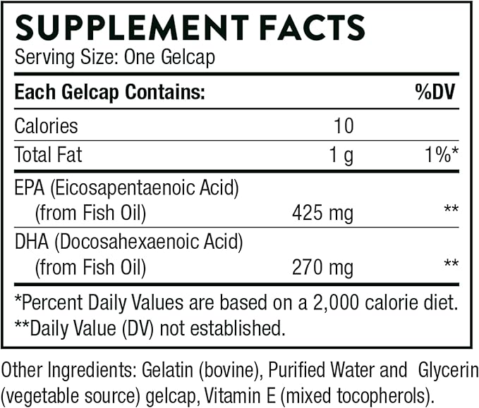 THORNE - Super EPA and Red Yeast Rice & CoQ10 Bundle - Supports Cardiovascluar, Joints, Brain, and Skin Health - 90 to 120 Servings