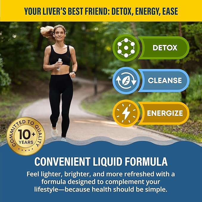 Rejuvica Health VitaLiver | Liver Cleanse & Detox Drops | Milk Thistle, Artichoke, Chanca Piedra & Dandelion Extract | Fatty Liver Support Repair Supplement for Men & Women | 3 Pack