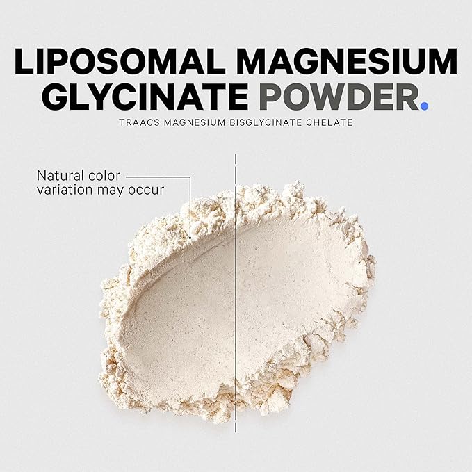 Codeage Magnesium Glycinate Powder Supplement, 2-Month Supply, Bisglycinate Magnesium Chelate, Unflavored, Liposomal Delivery, Chelated Magnesium Powder Mineral, Non-GMO Vegan, 3 oz