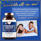 Fadogia Agrestis and Tongkat Ali Supplement - Fadogia Agrestis 600mg, 500mg Longjack Tongkat Ali for Men, Maca Root, Fenugreek, Ashwagandha, Saw Palmetto to Support Energy, Stamina, Vitality - 120Caps