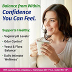 1 Body Cranberry Probiotics for Women, 50 Billion CFU, Cranberry Pills with Prebiotics, D-Mannose & Vitamin C, Vaginal Probiotics for Microbiome Balance, Digestive & Immune Support, 60 Vaginal Pills