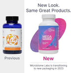 Microbiome Labs MegaMarine Omega 3 Fish Oil Supplements - Gut-Specific EPA DHA Omega 3 Supplement with DPA for Gut Health - Support Immune & Gut Barrier Function (60 Softgels)