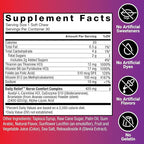 Force Factor Daily Relief Nerve Supplement with Alpha Lipoic Acid, B Vitamins, CoQ10 & Acetyl-L-Carnitine HCl for Nerve Discomfort in Hands, Feet, Toes & Fingers, Blueberry Acai, 30 Soft Chews