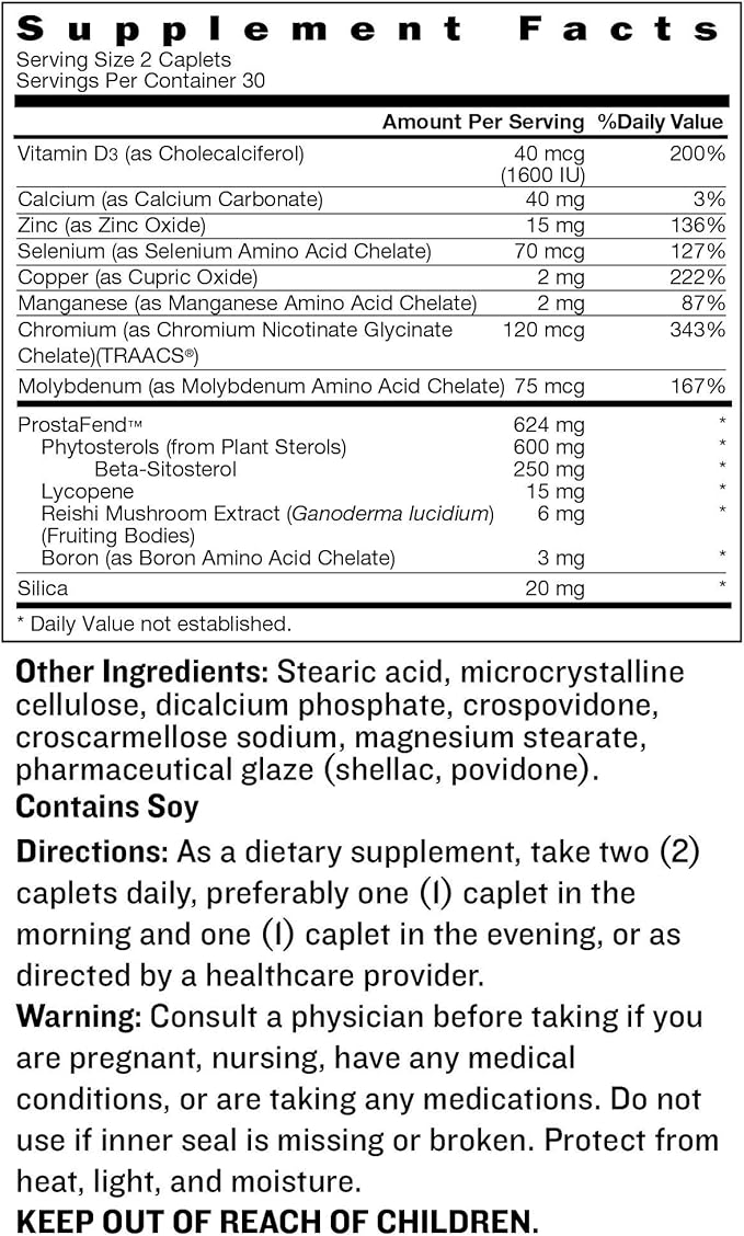 SUPER BETA PROSTATE Advanced – Promote Sleep, Support Bladder Emptying. Prostate Support Supplement for Men's Health with Beta Sitosterol, not Saw Palmetto. (240 Caplets, 4-Pack)