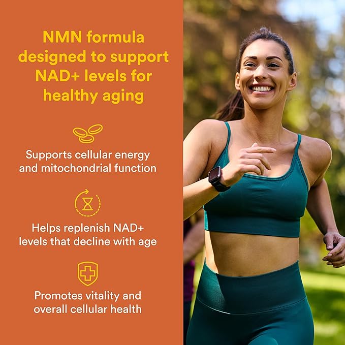 Natural Factors Regenerlife NMN NAD+ Boost, 500MG, 30 Vegetarian Capsules