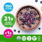 Orgain Organic Vegan Protein Powder, Vanilla Bean - 21g Plant Protein, 6g Prebiotic Fiber, No Lactose Ingredients, No Added Sugar, Non-GMO, For Shakes & Smoothies, 2.03 lb (Packaging May Vary)