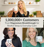 BIOptimizers Magnesium Breakthrough Drink - 8 Forms of Magnesium, Electrolytes, Sleep Health, Stress, Muscle Recovery, Heart Support | Glycinate, Citrate, Malate- Banana Mango