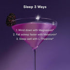 Moon Juice Sleepy Magnesi-Om - Sleep Supplement Powder with Magnesium Glycinate, L-Theanine & Plant-Based Melatonin, Sugar-Free Bedtime Drink Mix for Deep Sleep w/o Grogginess, BlackBerry, 14 Servings