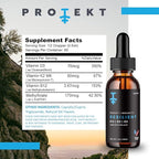 PROTEKT Resilient Vitamin D3 K2 B12 Drops - Liquid B12 K2 D3 Vitamin Supplement with Methylfolate, Liquid Drops for Energy & Recovery, Methy Folate for Sleep & Mood - Natural Berry 30mL