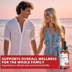 (3 Pack) Magnesium Glycinate Liquid Drops, High Absorption Magnesium Liquid with Bromelain, Vitamin B6 C D, Magnesium Supplement for Kids and Adults, Night & Muscle Support, Strawberry Flavor