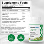Longevity+ 5-in-1 Cellular Wellness Formula with NMN, Cycloastragenol, CoQ10, Resveratrol & Selenium - Non-GMO 30 Vegan Capsules to Support Healthy Aging, Cellular Energy & Vitality