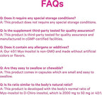 Pink Stork Myo-Inositol & D-Chiro Inositol Supplement - Hormonal Balance for Women - Ovarian Support - 40:1 Ratio - Fertility Supplements for Women - 180 Capsules, 2 Month Supply