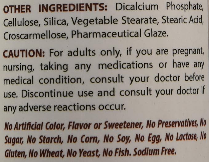 Best Naturals L-Glutamine 500 mg 250 Tablets