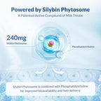 Maximum Milk Thistle Supplement for Liver Support – 720mg Silybin Phytosome (10X Absorption) – Liver Cleanse Detox & Repair, Enzyme Health – Vegan, Non-GMO, Gluten Free – 90 Capsules (30-Day Supply)