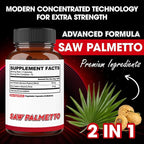 agobi Saw Palmetto Supplement with Maca Root - High Extract Support for Hair Health, Restful Mood & Energy Support - 150 Veggie Capsules
