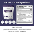 JUST INGREDIENTS Elderberry Lemonade 3-in-1 Probiotic Complex - Prebiotics, Probiotics & Postbiotics - 30 Sticks