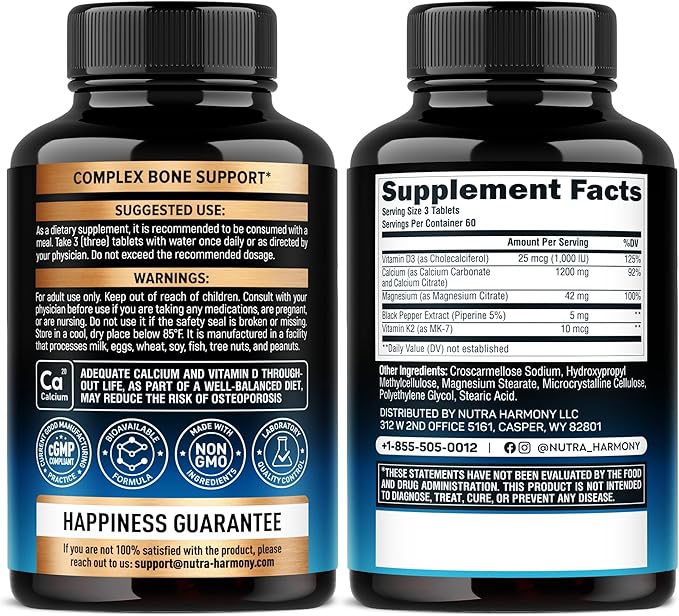 NUTRAHARMONY Alpha Lipoic Acid Capsules & Calcium Tablets