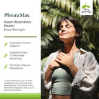 Terry Naturally PleuraMax Extra Strength -Upper Respiratory Health Supplement -Sourced from Oyster Mushrooms -Includes Vitamin C & Zinc for Immune Support -Vegan -15 Capsules (15 Servings) - 2 Pack